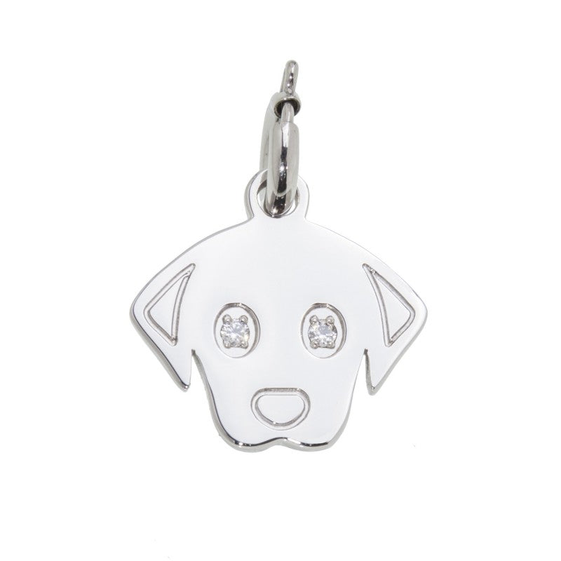 18ch038 Charm cane con zircone
