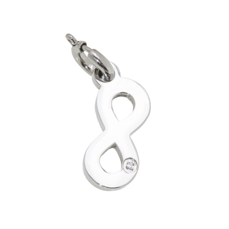 18ch034 Charm infinito con zircone