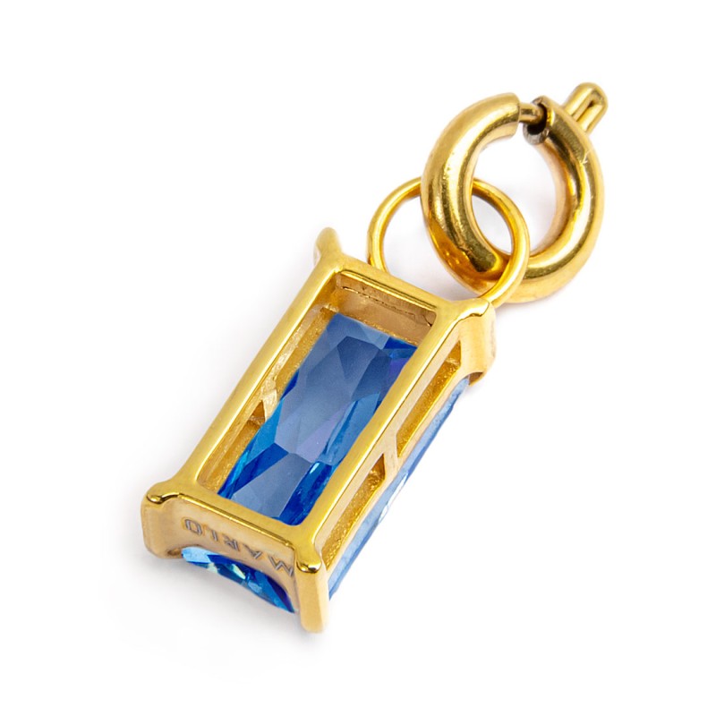 Charm con zircone baguette - Gioielleria Fondente