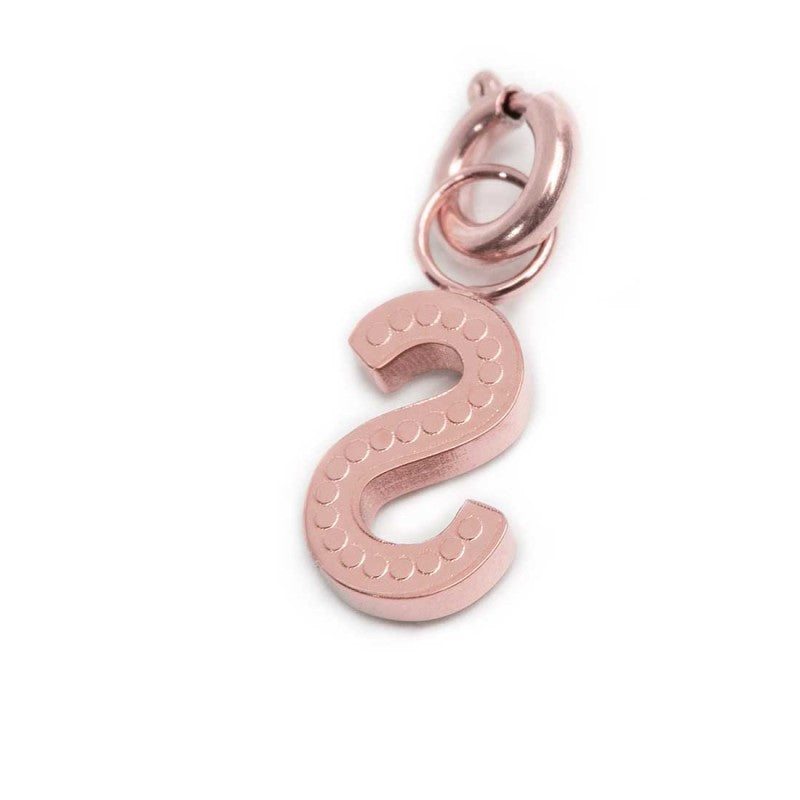 Charm lettera S con cristalli - Gioielleria Fondente