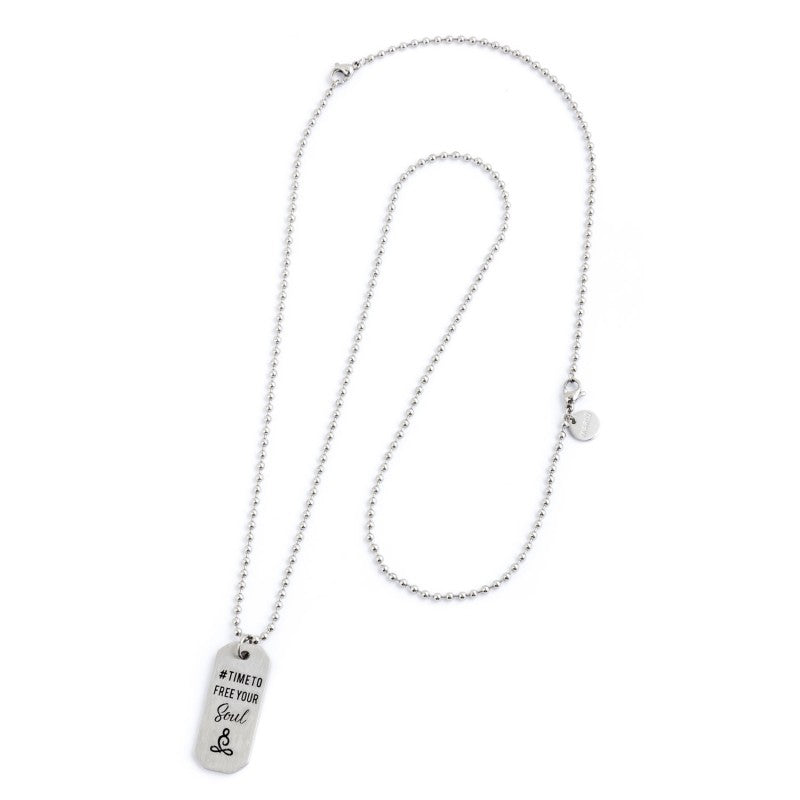 18co009 Collana con pendente free your soul