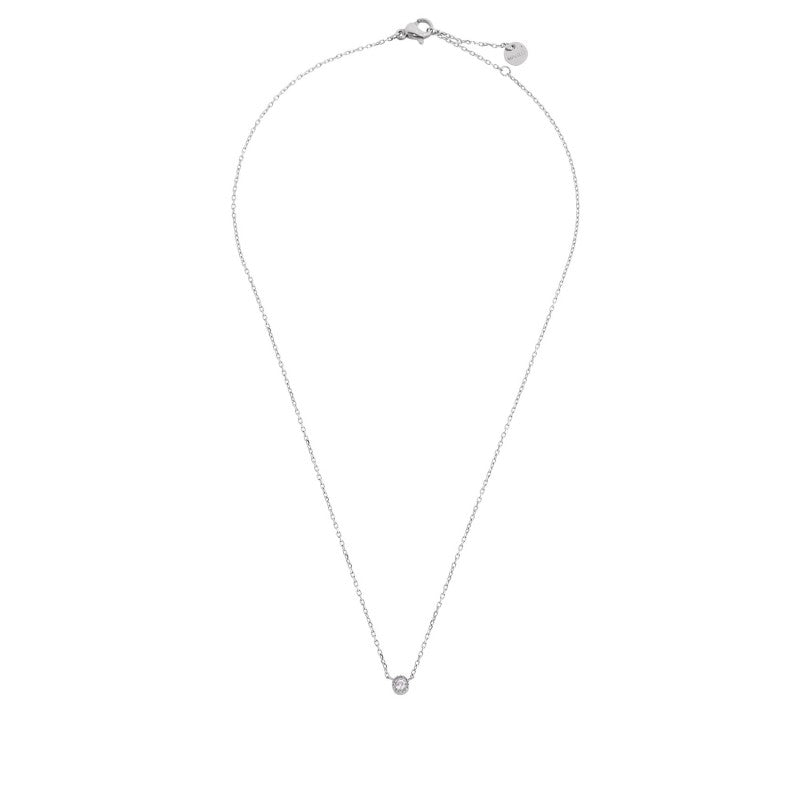 5cn0066-3 Collana con solitario