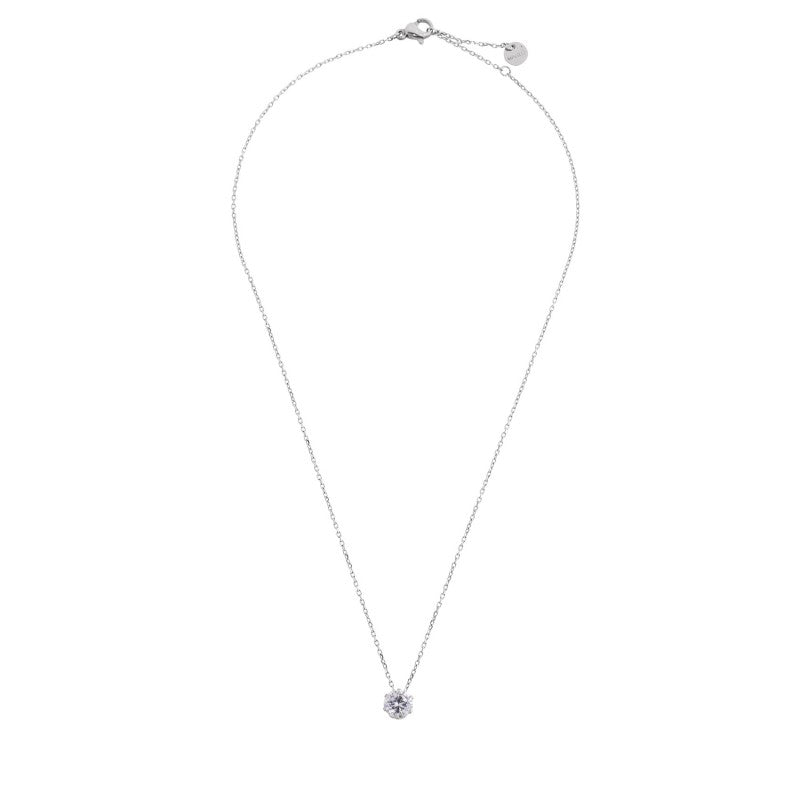 5cn0066-6 Collana con solitario