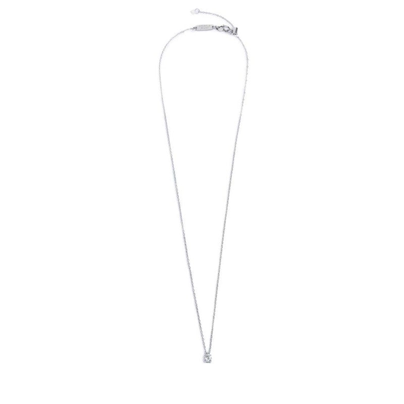 Collana catena cutting cross zircone centrale 4.25mm