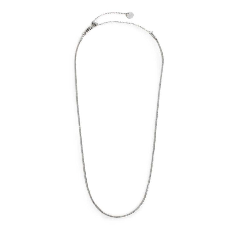 Collana catena snake quadrata