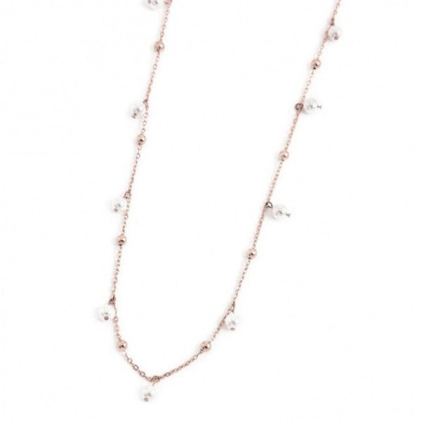 Collana Con Perle E Sfere - Gioielleria Fondente