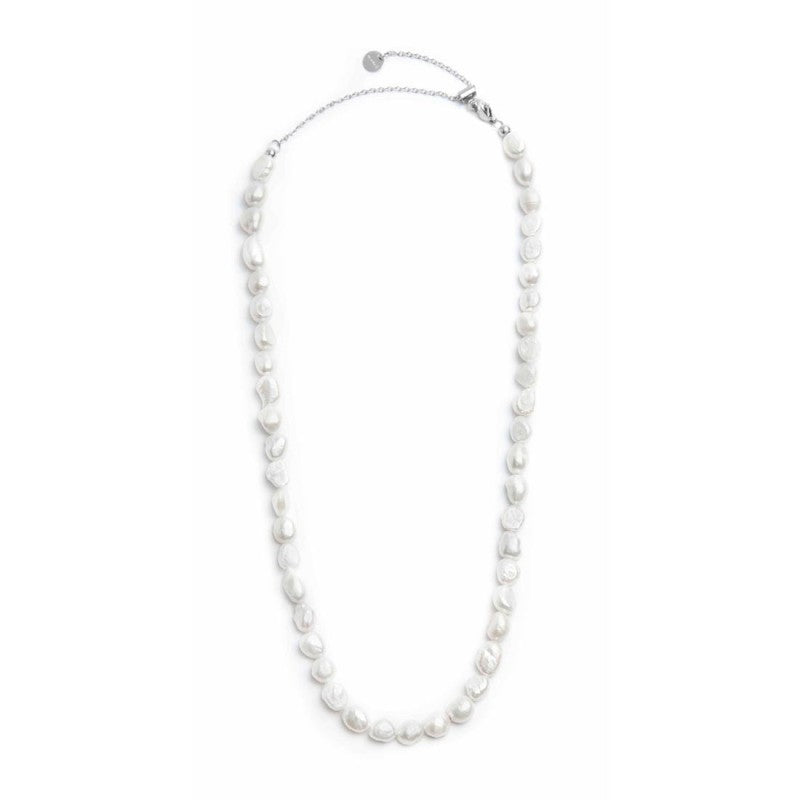 Collana con perle di fiume masticate - Gioielleria Fondente