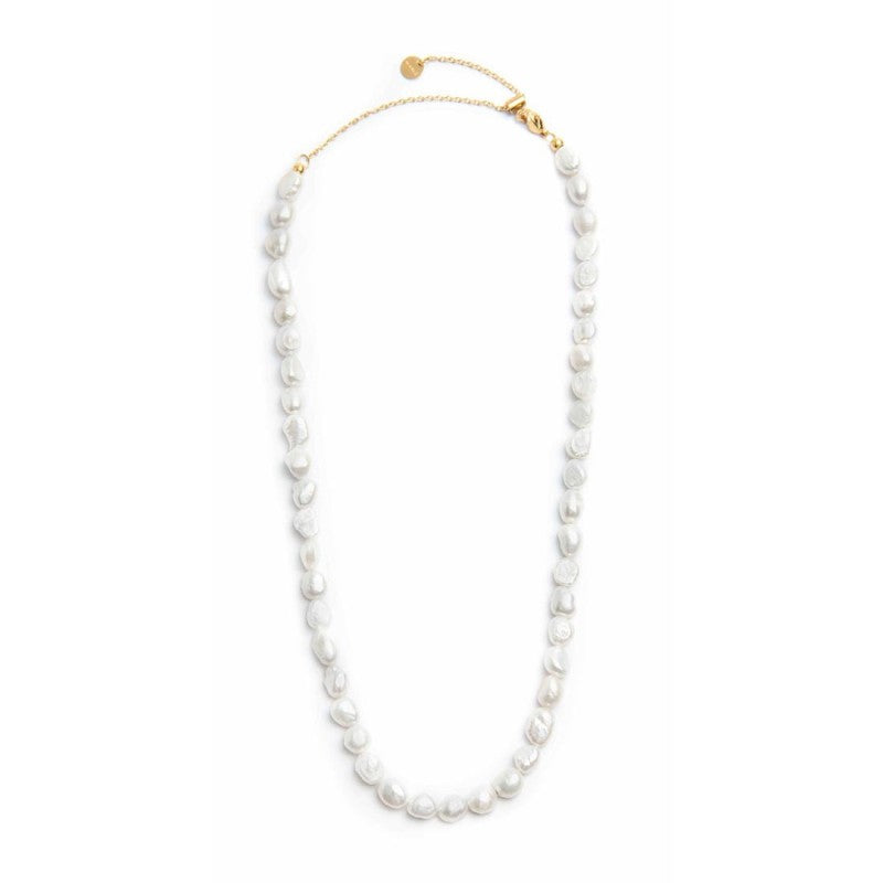 Collana con perle di fiume masticate - Gioielleria Fondente