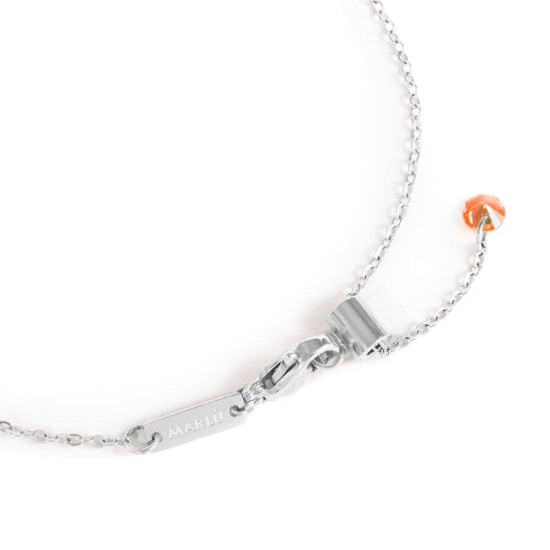 Collana con zirconi e smalto