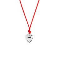 Collana cordino con cuore