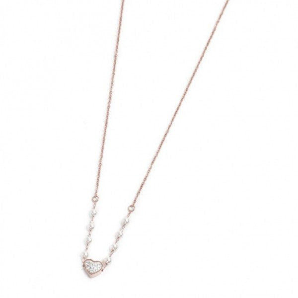 15CN031R-W COLLANA CUORE