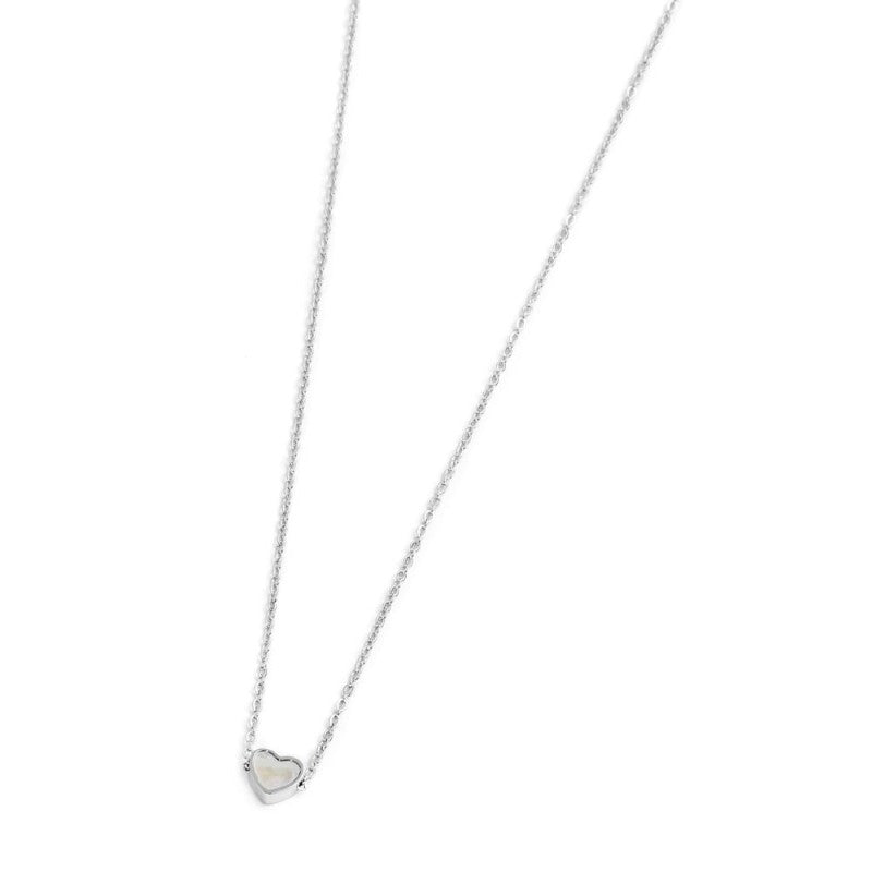 Collana cuore madreperla