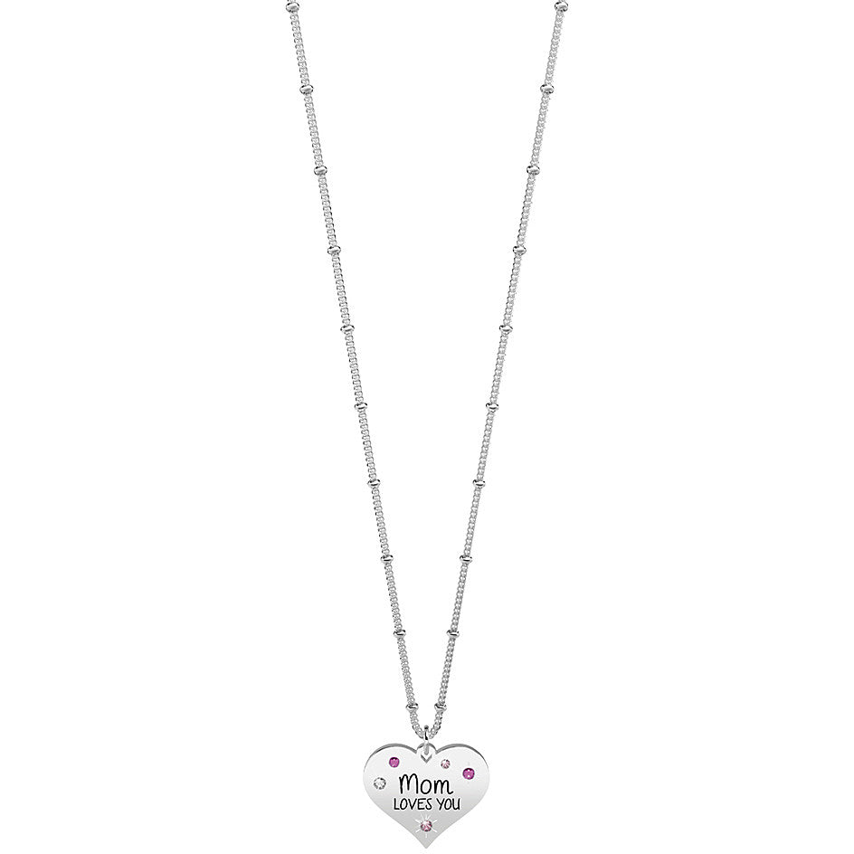 751207 Collana Family "Mom loves you"