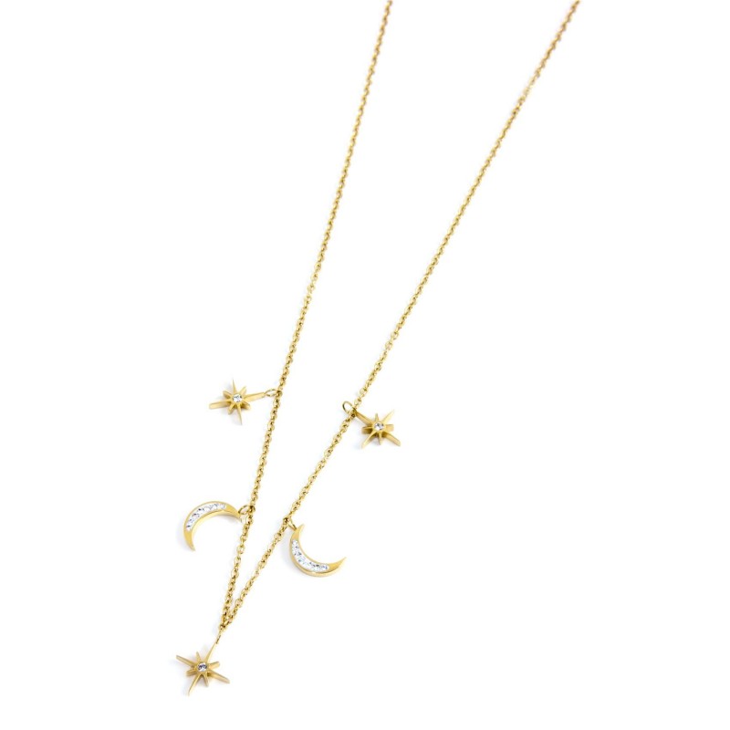 33co0016g Collana lune e rosa dei venti pendenti