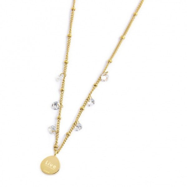 Collana Medaglietta Pendente - Gioielleria Fondente