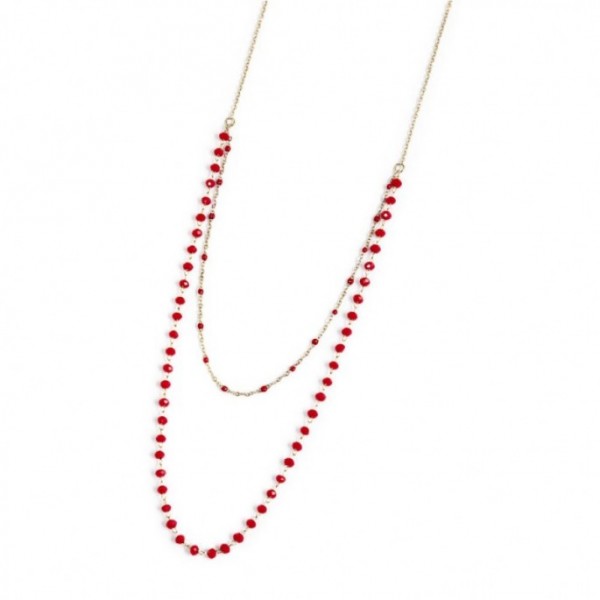 2ca0002g-r COLLANA CON CRISTALLI 3mm