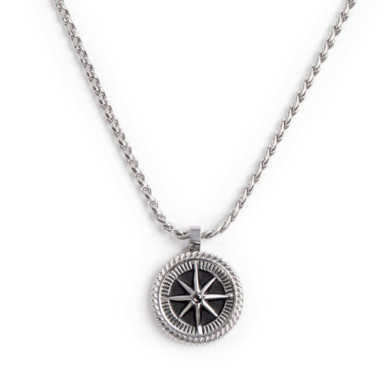 Collana rosa dei venti pendente - Gioielleria Fondente