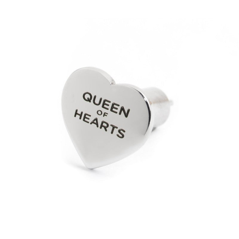 18or059 Mono Orecchino lobo cuore queen of heart