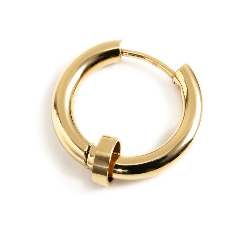 1or0001g Mono Orecchino con Anello