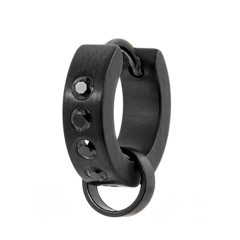 Orecchino a cerchio 14mm con anello per charm