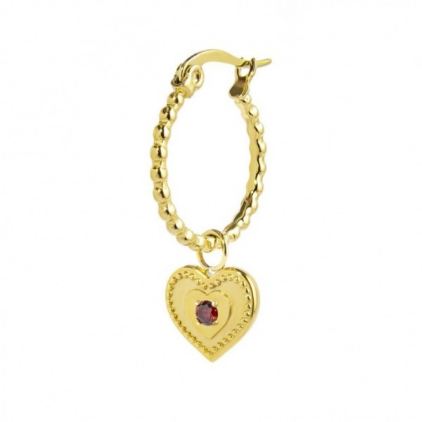 18or078g Orecchino con cuore