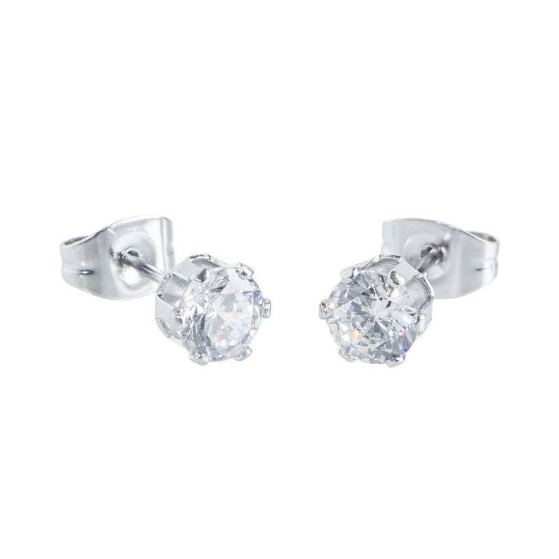 5or0041-5 Orecchino lobo con zircone