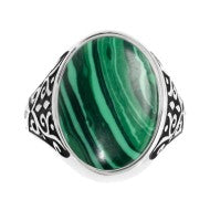 Piastrina ovale in pietra changy