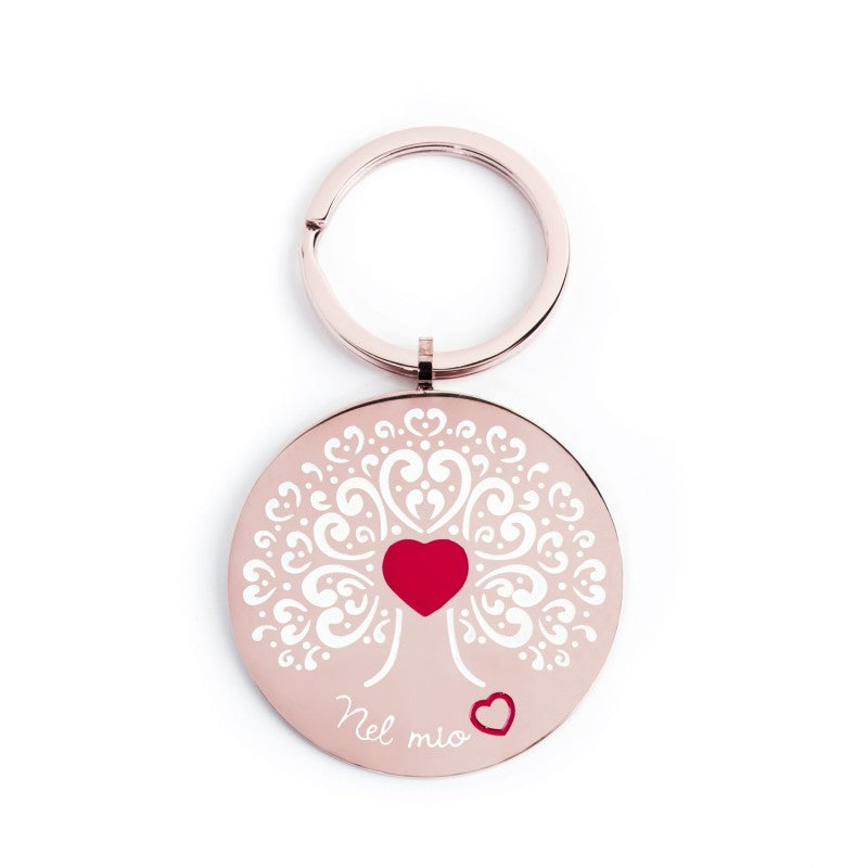15pc001r Portachiavi rose albero dei valori